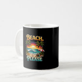 Beach, Please コーヒーマグカップ (正面左)