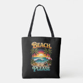 Beach, Please トートバッグ (裏面)