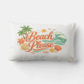 Beach Please Pillow ランバークッション (裏面)