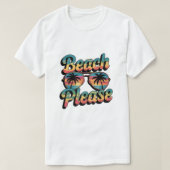 Beach Please Tシャツ (デザイン正面)
