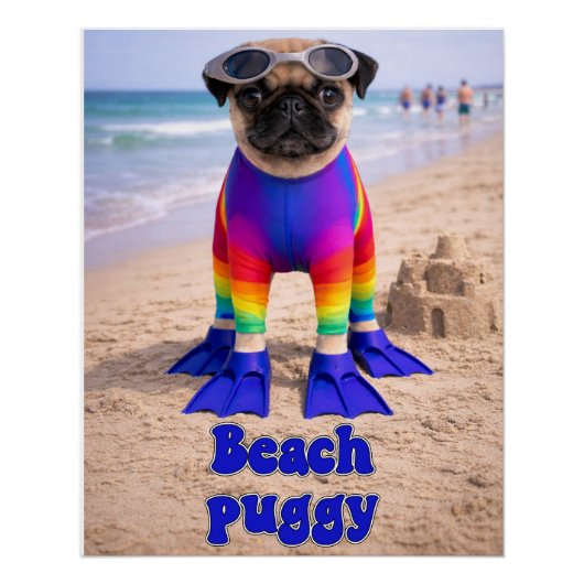 Beach Puggy ポスター (正面)