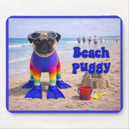 Beach Puggy マウスパッド