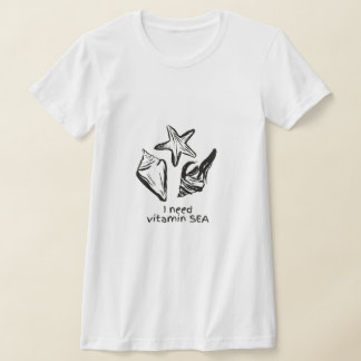 Beach Quote T-Shirt  Tシャツ
