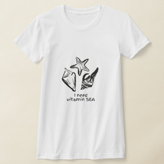 Beach Quote T-Shirt  Tシャツ (レイダウン)