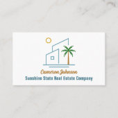 Beach Real Estate Company Coastal Realtor 名刺 (正面)