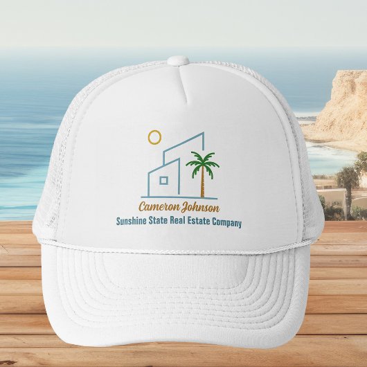 Beach Real Estate Company Custom Coastal Realtor キャップ