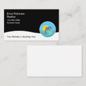 Beach Realtor Real Estate Business Cards 名刺 (正面/裏面)