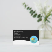 Beach Realtor Real Estate Business Cards 名刺 (スタンド正面)