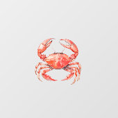 Beach Red Crab ウィンドウサイン (シート)