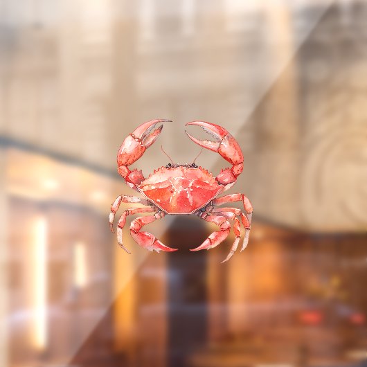 Beach Red Crab ウィンドウサイン (シート2)