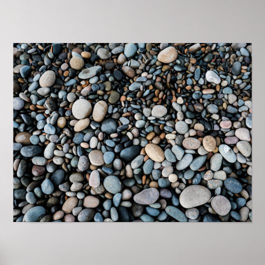 Beach Rocks Print, Value Poster Paper (Semi-Gloss) ポスター (正面)