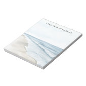 Beach Sand Ocean ノートパッド (回転)