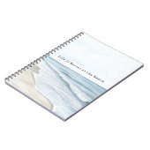 Beach Sand Ocean ノートブック (左側)