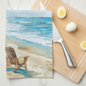 Beach Scene キッチンタオル (四つ折り)