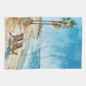 Beach Scene キッチンタオル (横)