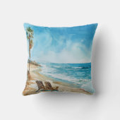 Beach Scene クッション (裏面)