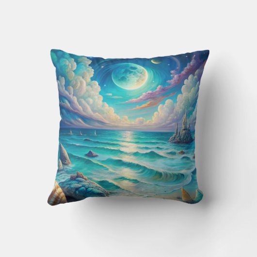 Beach Scene  クッション (裏面)