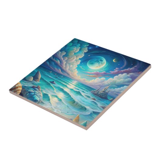 Beach Scene  タイル (側面)