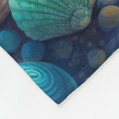 Beach Scene  フリースブランケット (角)