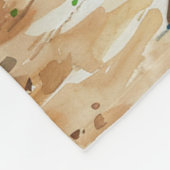 Beach Scene フリースブランケット (角)