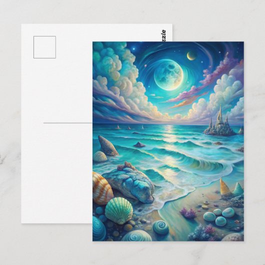 Beach Scene  ポストカード (正面/裏面)