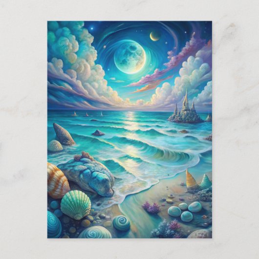 Beach Scene  ポストカード (正面)