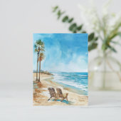 Beach Scene ポストカード (スタンド正面)