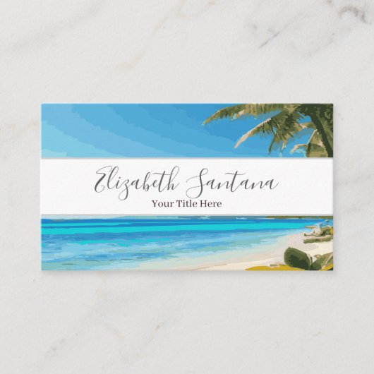 Beach Scene 名刺 (正面)