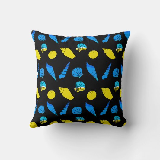 Beach Sea Shell  クッション (裏面)