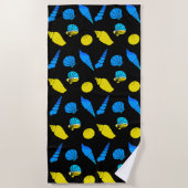 Beach Sea Shell ビーチタオル (正面)