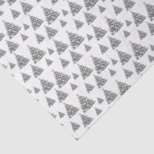 Beach Shell Christmas Tree Pattern 薄葉紙 (詳細)