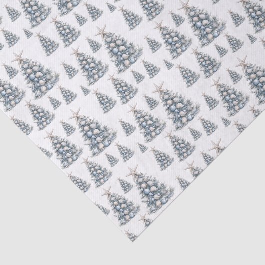 Beach Shell Christmas Tree Pattern 薄葉紙 (詳細)