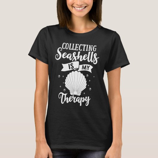 Beach Shelling Seashell Collector Shell Collecting Tシャツ (正面)