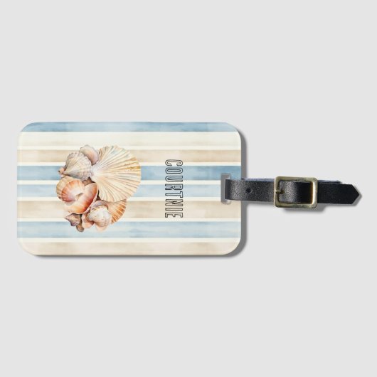 Beach Shells ラゲッジタグ (正面横)