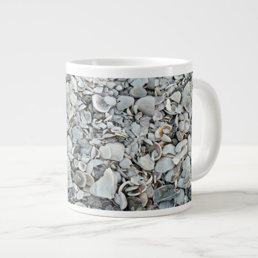 Beach Shells Coastal Mug ジャンボコーヒーマグカップ (正面右)