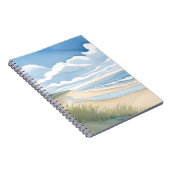 Beach Shore Walk | Coastal Ocean Watercolor ノートブック (右側)