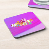 Beach Style Retro Vacay Mode  コースター (左側)