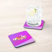 Beach Style Retro Vacay Mode  コースター (右側)