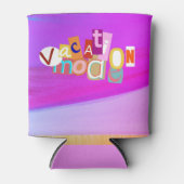 Beach Style Retro Vacay Mode  缶クーラー (正面)