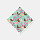 Beach Summer Pattern  スタンダードカクテルナプキン (角)