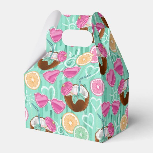 Beach Summer Pattern フェイバーボックス (裏面サイド)