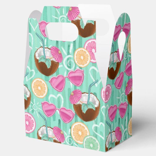 Beach Summer Pattern  フェイバーボックス (オープン)