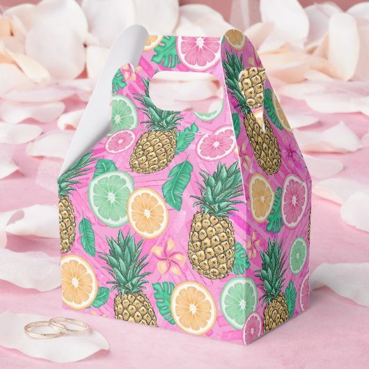 Beach Summer Pattern フェイバーボックス (ウェディング)