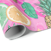 Beach Summer Pattern  ラッピングペーパー (ロールコーナー)