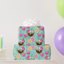 Beach Summer Pattern  ラッピングペーパー