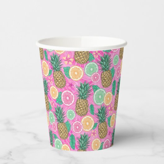 Beach Summer Pattern  紙コップ (左)