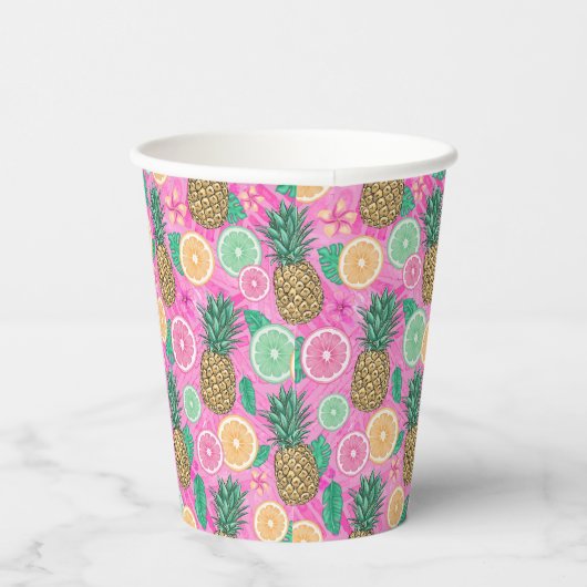 Beach Summer Pattern  紙コップ (右)