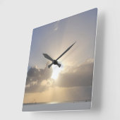 BEACH SUN スクエア壁時計 (傾斜)