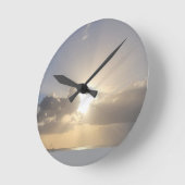 BEACH SUN ラウンド壁時計 (傾斜)