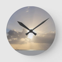 BEACH SUN ラウンド壁時計